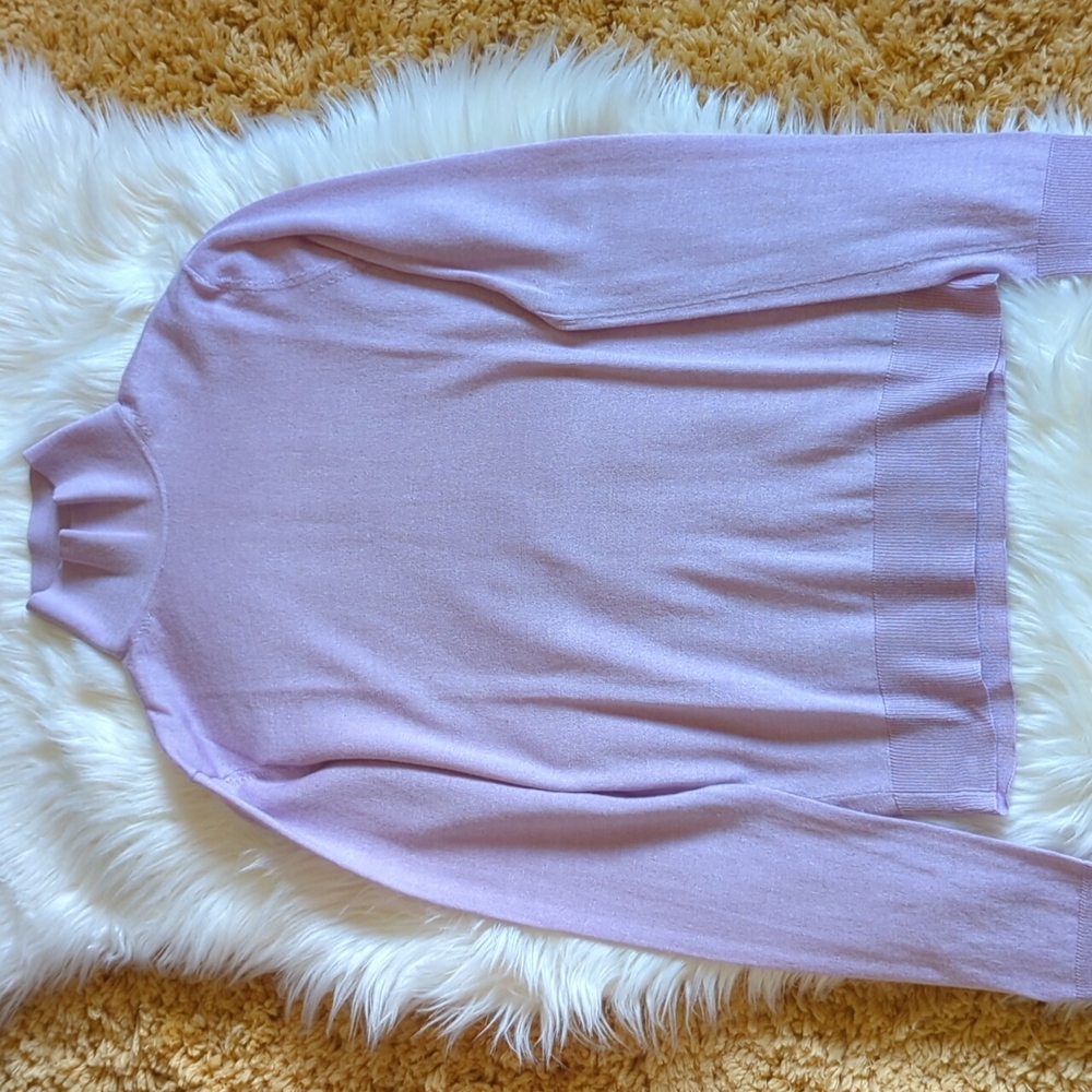 Elegant Theory silk and cashmere blend turtle neck.